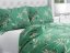 Bavlnené posteľné obliečky Sandra SA-435 Popínavé listy na zelenom - Biante.sk