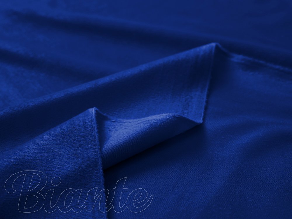 Dekoračná látka Zamat Velvet SV-027 Kráľovská modrá - šírka 150 cm - detail 5 - Biante.sk
