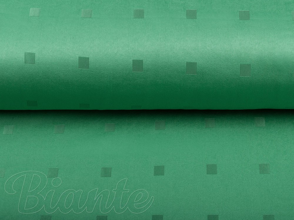 Dekoračná látka PM-022 Štvorčeky na zelenom - šírka 150 cm - detail 4 - Biante.sk