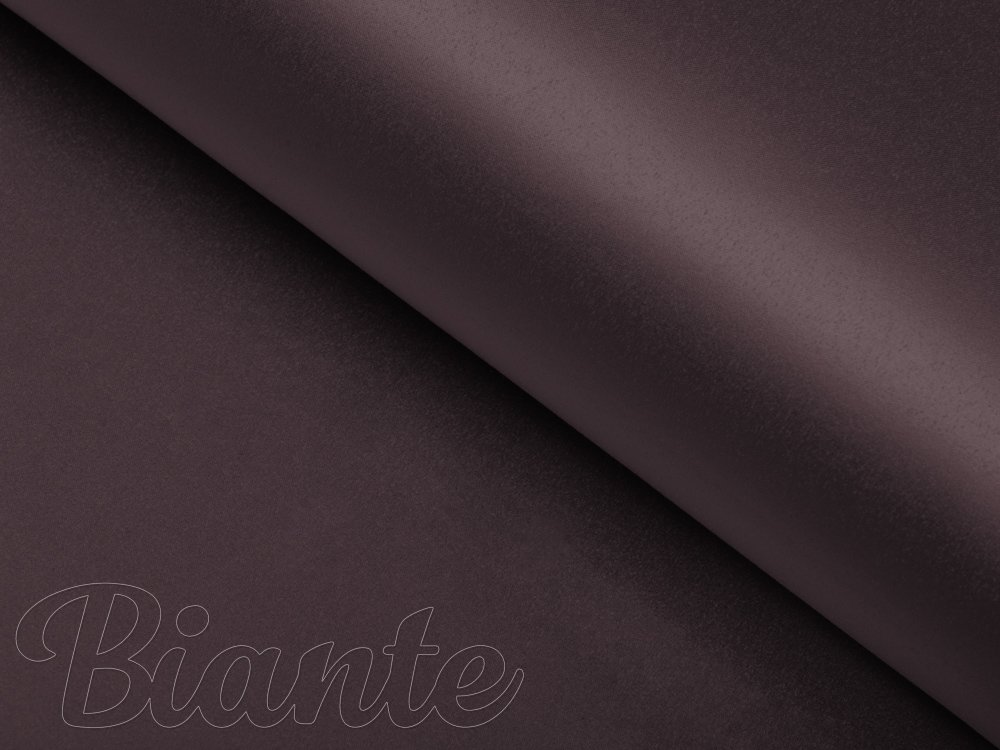 Látka polyesterový satén LUX-019 Čokoládově hnědá - šířka 150 cm - detail 2 - Biante.cz