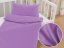 Detské saténové posteľné obliečky do postieľky ST-009 Levanduľové - Rozmer posteľných obliečok: Do postieľky 90x120 a 40x60 cm