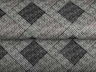 PVC obrus Sivý pletený vzor PV-072 - metráž š. 140 cm - detail 1 - Biante.sk