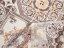 Bavlnená látka/plátno Sandra SA-416 Hnedé dlaždice s ornamentami na krémovom - šírka 220 cm - detail 4 - Biante.sk