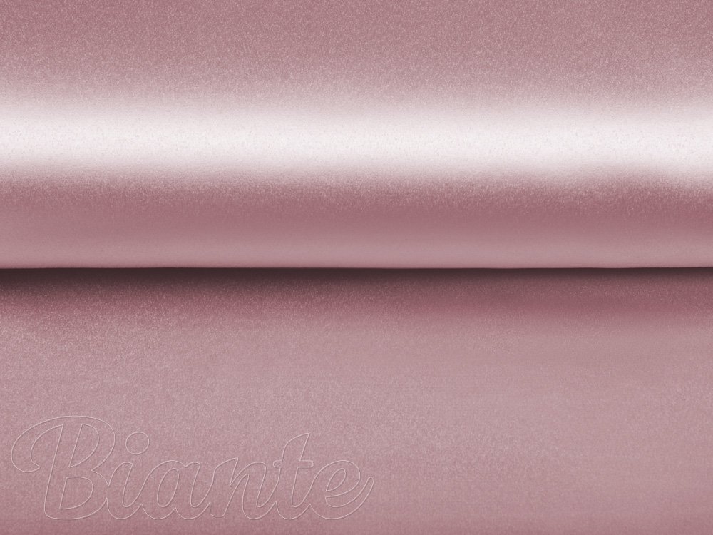 Látka polyesterový satén LUX-018 Staroružová - šírka 150 cm - detail 3 - Biante.sk