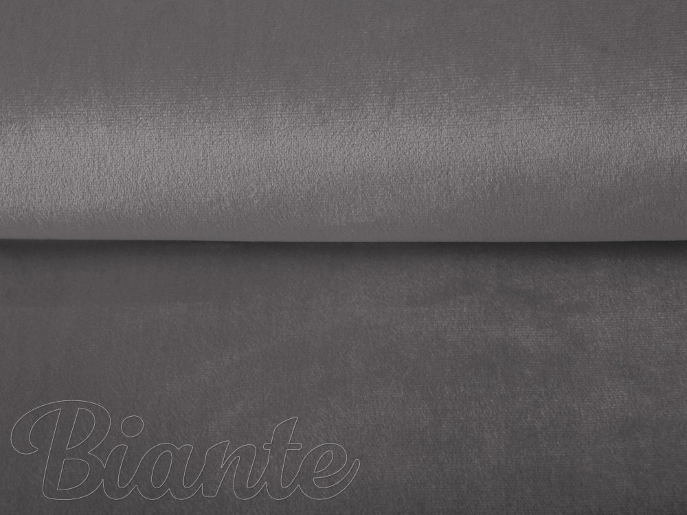 Sametová látka Velvet Premium SVP-017 Tmavě šedá - šířka 145 cm a 280 cm - detail 2 - Biante.cz