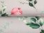 Bavlnená látka/plátno Sandra SA-452 Ružové kvety na sivom - šírka 160 cm - detail 2 - Biante.sk