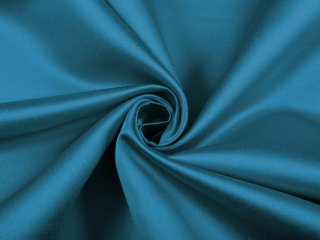 Látka polyesterový satén LUX-L050 Petrolejovo modrá - šírka 150 cm - detail 1 - Biante.sk