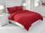 Bavlnené jednofarebné posteľné obliečky Moni MO-024 Tmavo červené - Biante.sk