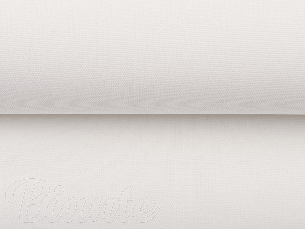 Bavlněná látka Panama PAN-001 Bílá - šířka 250 cm - detail 4 - Biante.cz