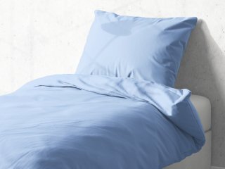 Detské bavlnené posteľné obliečky do postieľky Moni MO-045 Nebeská modrá - Biante.sk