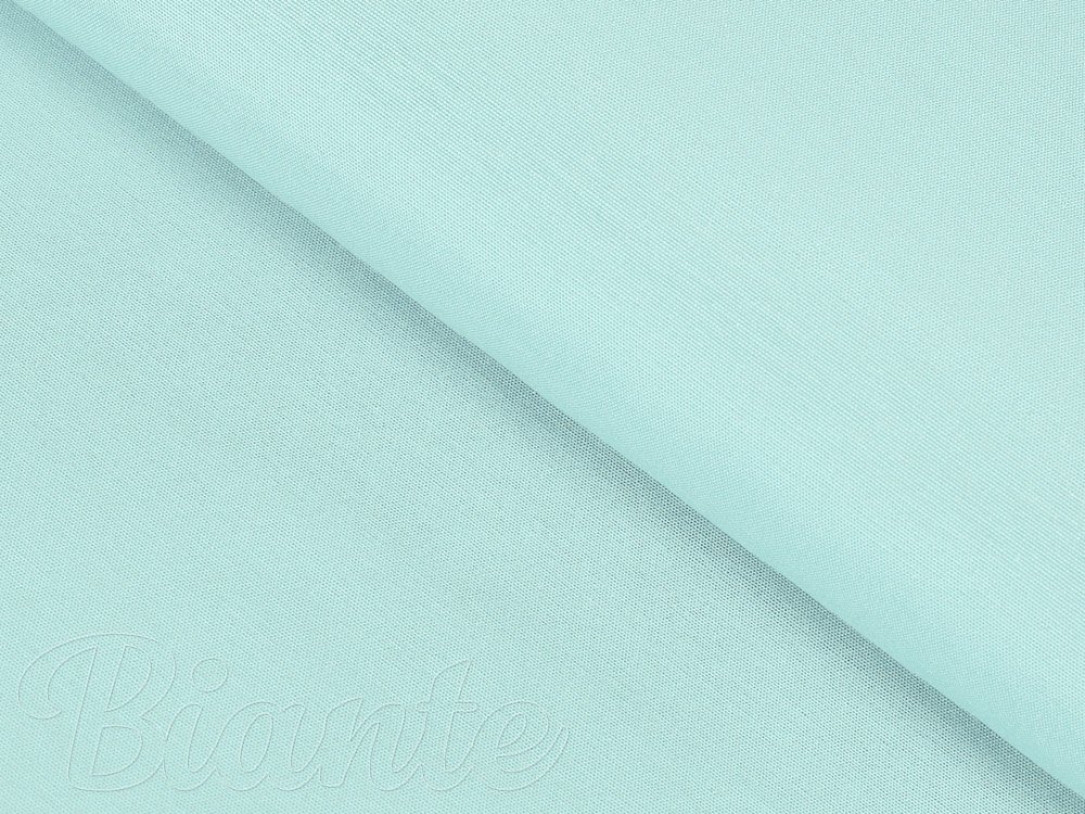 Dekoračná jednofarebná látka Leona LN-054 Pastelová tyrkysová - šírka 140 cm - detail 1 - Biante.sk