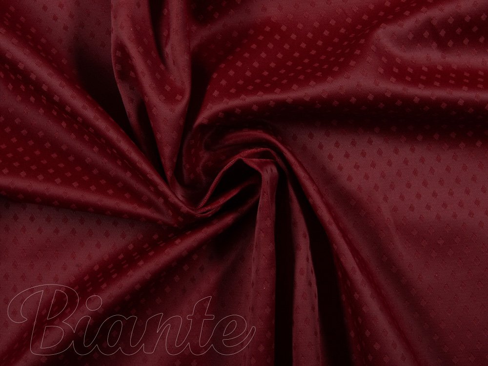 Dekoračná látka PM-002 Drobné nopky - vínovo červená - šírka 160 cm - detail 1 - Biante.sk