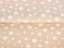 Dekoračná látka Leona LN-025 Biele hviezdičky na béžovom - šírka 140 cm - detail 4 - Biante.sk