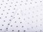 Bavlnená látka/plátno Sandra SA-265 Tmavo sivé srdiečka na bielom - šírka 140 cm - detail 3 - Biante.sk