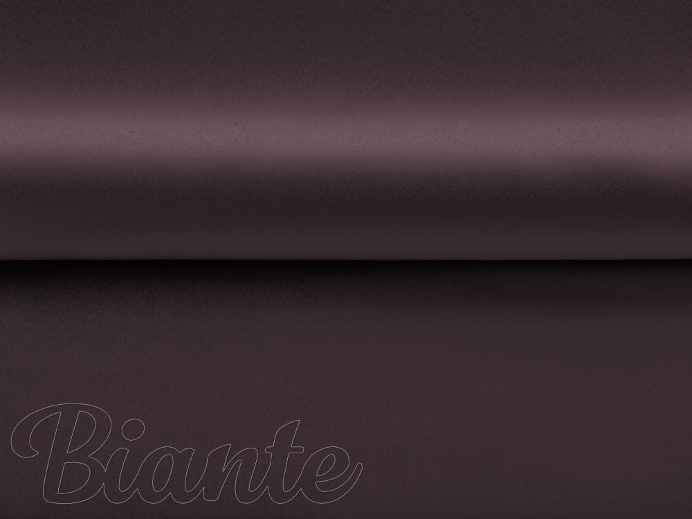 Látka polyesterový satén LUX-019 Čokoládovo hnedá - šírka 150 cm - detail 4 - Biante.sk