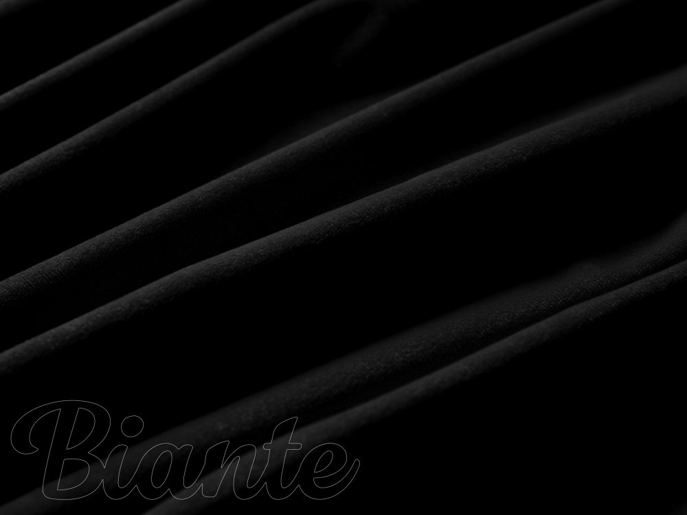 Dekoračná látka Zamat Velvet SV-013 Čierna - šírka 150 cm - detail 4 - Biante.sk
