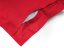 Bavlnená obliečka na vankúš s lemom Moni MOD-502 Sýto červená - detail zapínania na zadnej strane - Biante.sk