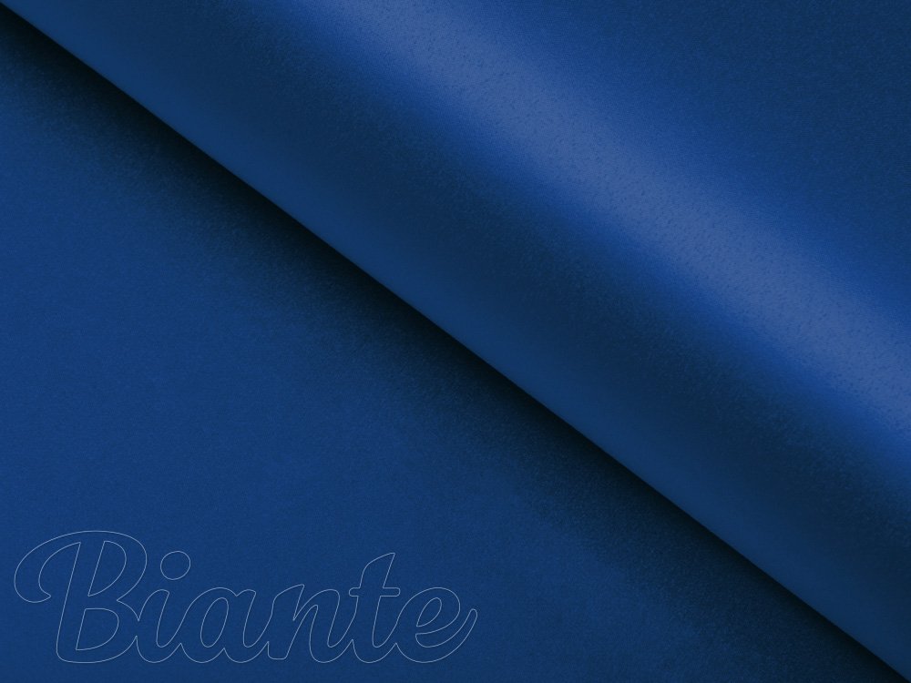 Látka polyesterový satén LUX-024 Námořnická modrá - šířka 150 cm - detail 2 - Biante.cz