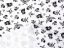 Detská bavlnená látka/plátno Sandra SA-105 Čierne pirátské lebky na bielom - šírka 160 cm - detail 3 - Biante.sk