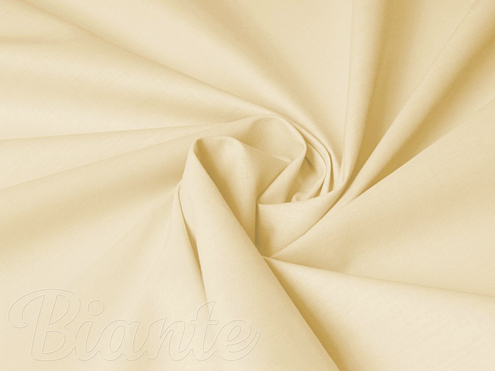 Bavlnená látka/plátno Torino TON-004 Pastelovo žltá - šírka 240 cm - Biante.sk