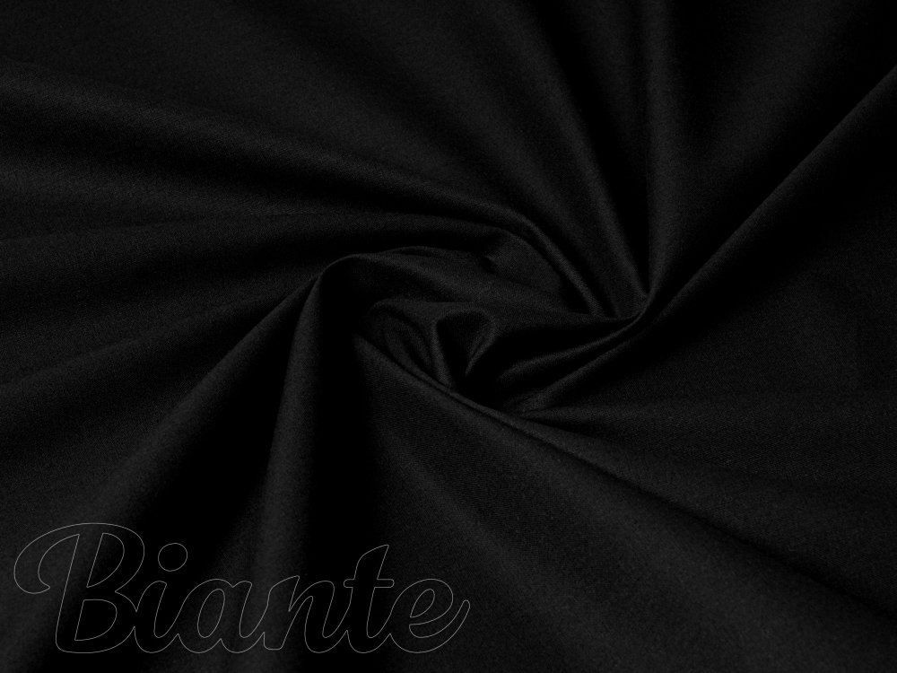 Bavlnená látka/plátno Moni MO-022 Čierna - šírka 150 cm - Biante.sk