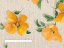 PVC ubrus Oranžové květy na šedobéžovém PV-100 - metráž š. 140 cm - detail 2 - Biante.cz