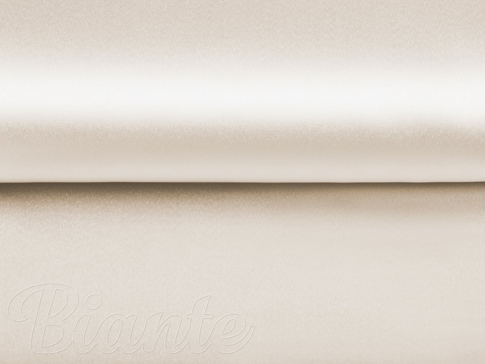 Látka polyesterový satén LUX-032 Krémová - šírka 150 cm - detail 4 - Biante.sk