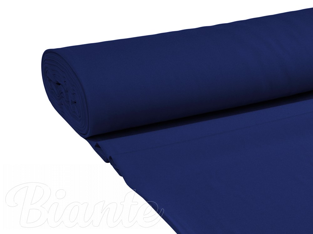 Dekoračná jednofarebná látka Rongo RG-063 Polnočná modrá - šírka 150 cm - detail 1 - Biante.sk