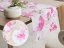Dekoračný behúň na stôl PM-030 Ružové maľované kvety - Biante.sk