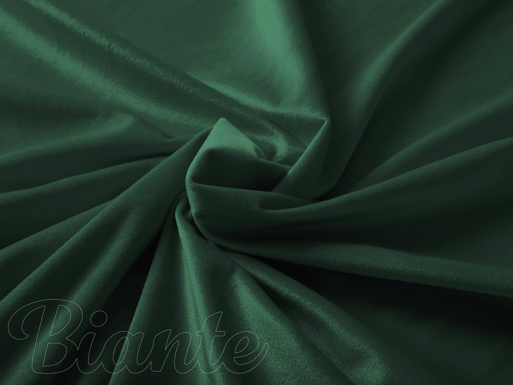 Zamatová látka Velvet Prémium SVP-012 Zelená - šírka 145 cm a 280 cm - detail 1 - Biante.sk