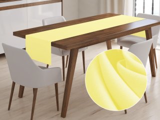 Dekoračný behúň na stôl Rongo RG-080 Svetlo žltý - Biante.sk