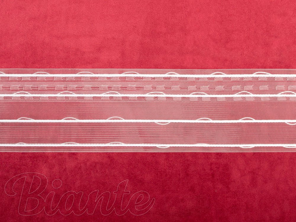 Řasící stuha RS-014 zdobené vlnky - šířka 10 cm - řasení 1:2,5 - detail 4 - Biante.cz