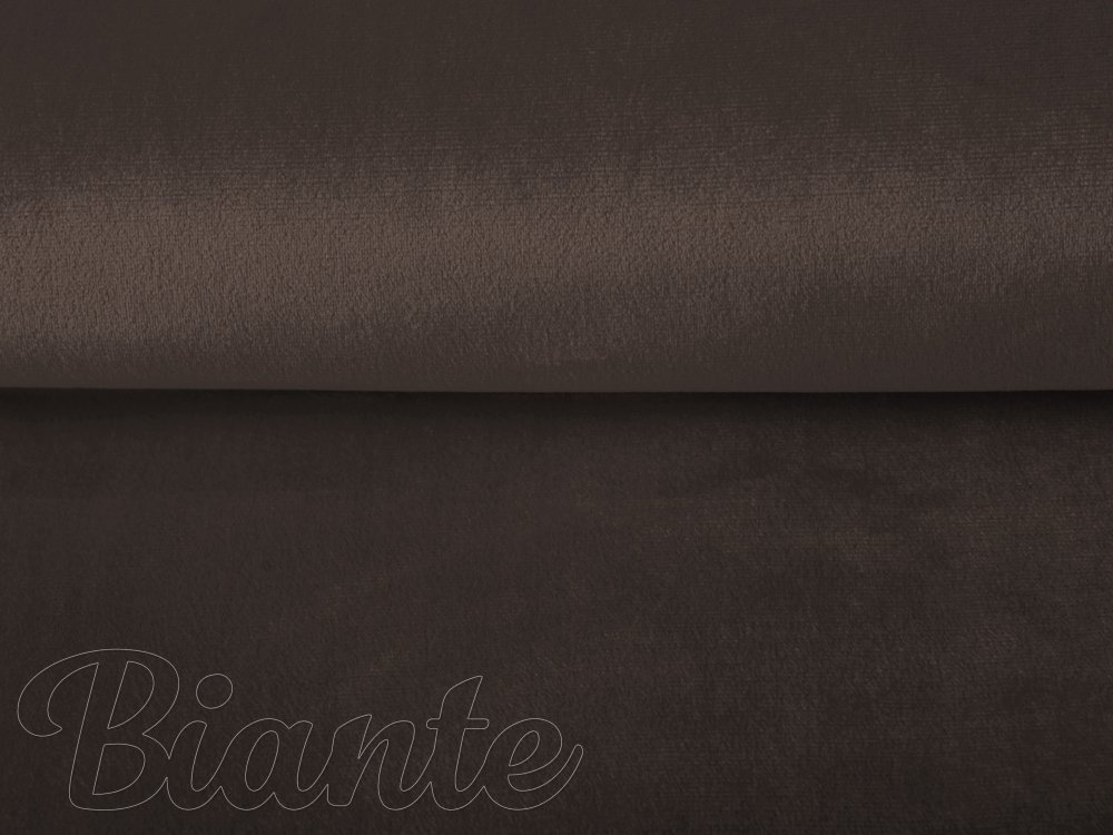 Sametová látka Velvet Premium SVP-016 Tmavě hnědá - šířka 145 cm a 280 cm - detail 2 - Biante.cz