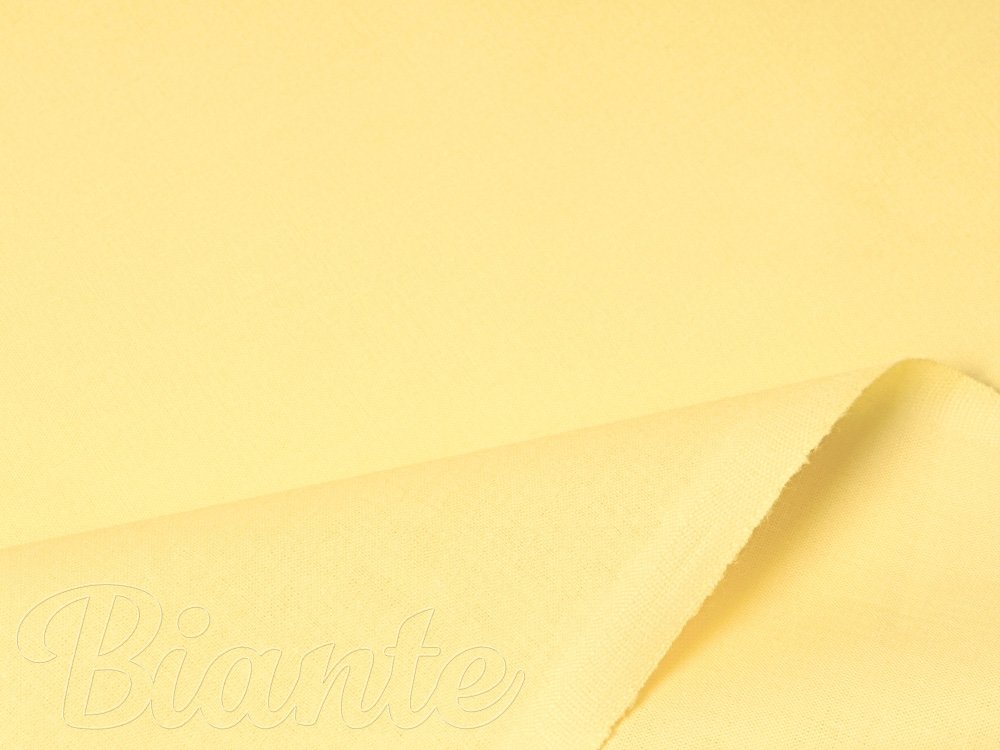 Bavlněná látka/plátno Moni MO-023 Pastelově žlutá - šířka 150 cm - detail 1 - Biante.cz