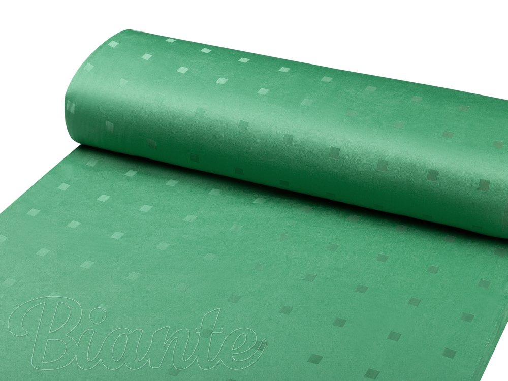 Dekoračná látka PM-022 Štvorčeky na zelenom - šírka 150 cm - detail 2 - Biante.sk