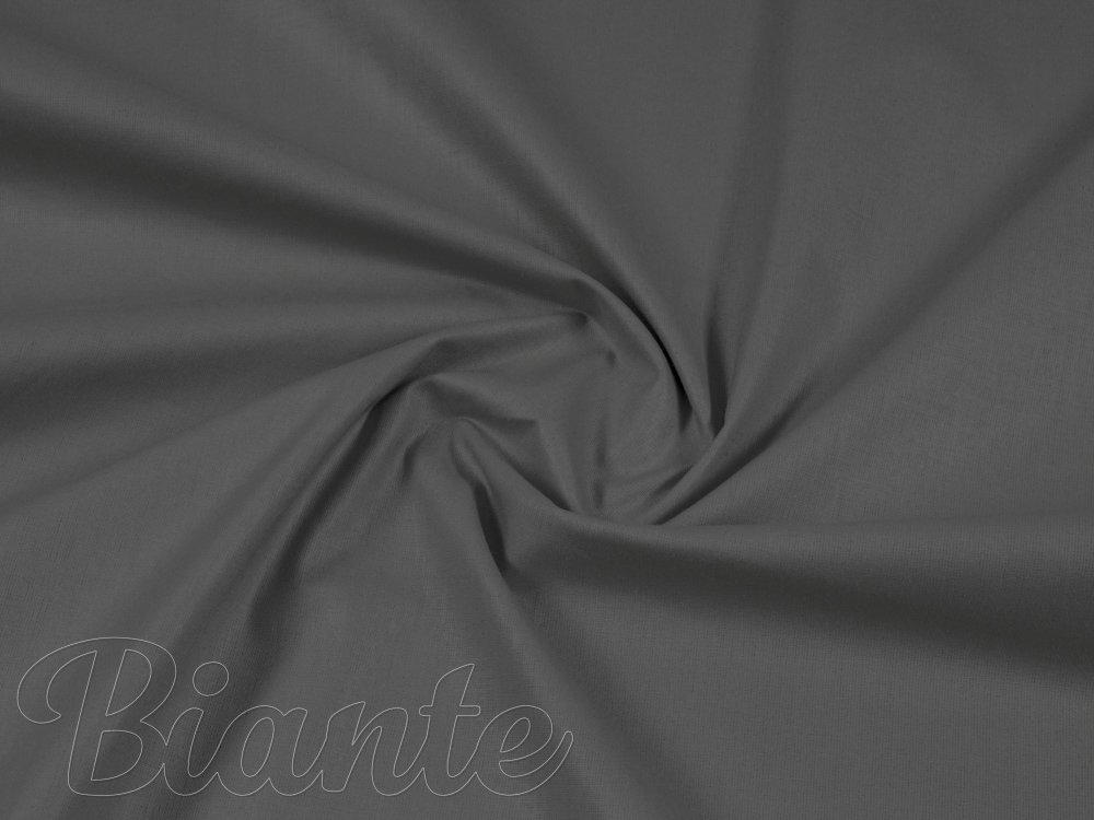Bavlnená látka/plátno Moni MO-012 Tmavo sivá - šírka 150 cm - Biante.sk