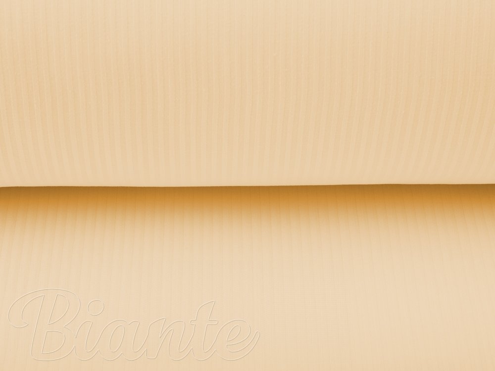 Damašek Atlas Gradl svetlé žltooranžové tenké pásiky 2 mm DM-007 - metráž šírka 160 cm - detail 3 - Biante.sk