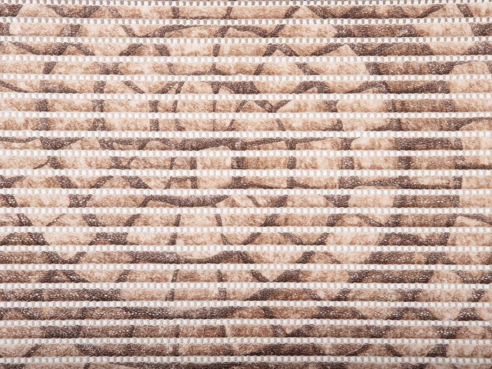 Kúpeľňová penová rohož / predložka PRO-003 Hnedá mozaika - metráž šírka 65 cm - detail 3 - Biante.sk