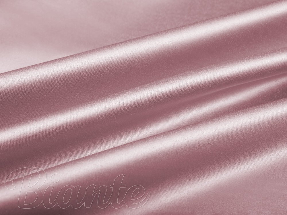 Saténový oválný ubrus polyesterový Satén LUX-008 Starorůžový