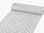 Dekoračná látka Porto PRT-018 Biele bodky na sivom režnom - šírka 140 cm - detail 1 - Biante.sk