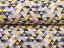 Bavlnená látka/plátno Sandra SA-218 Žlto-hnedo-ružové trojuholníčky - šírka 160 cm - detail 3 - Biante.sk