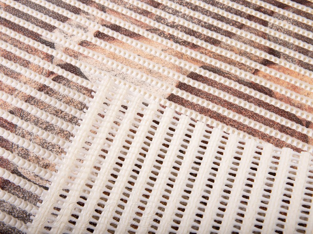 Kúpeľňová penová rohož / predložka PRO-002 Kamene - hnedá - metráž šírka 65 cm - detail 4 - Biante.sk