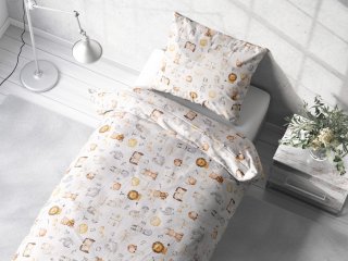 Detské bavlnené posteľné obliečky Sandra SA-439 Znamenia zverokruhu - detail 1 - Biante.sk