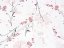 Bavlnená látka/plátno Sandra SA-088 Vínovo-ružové kvety na bielom - šírka 145 cm - detail 3 - Biante.sk