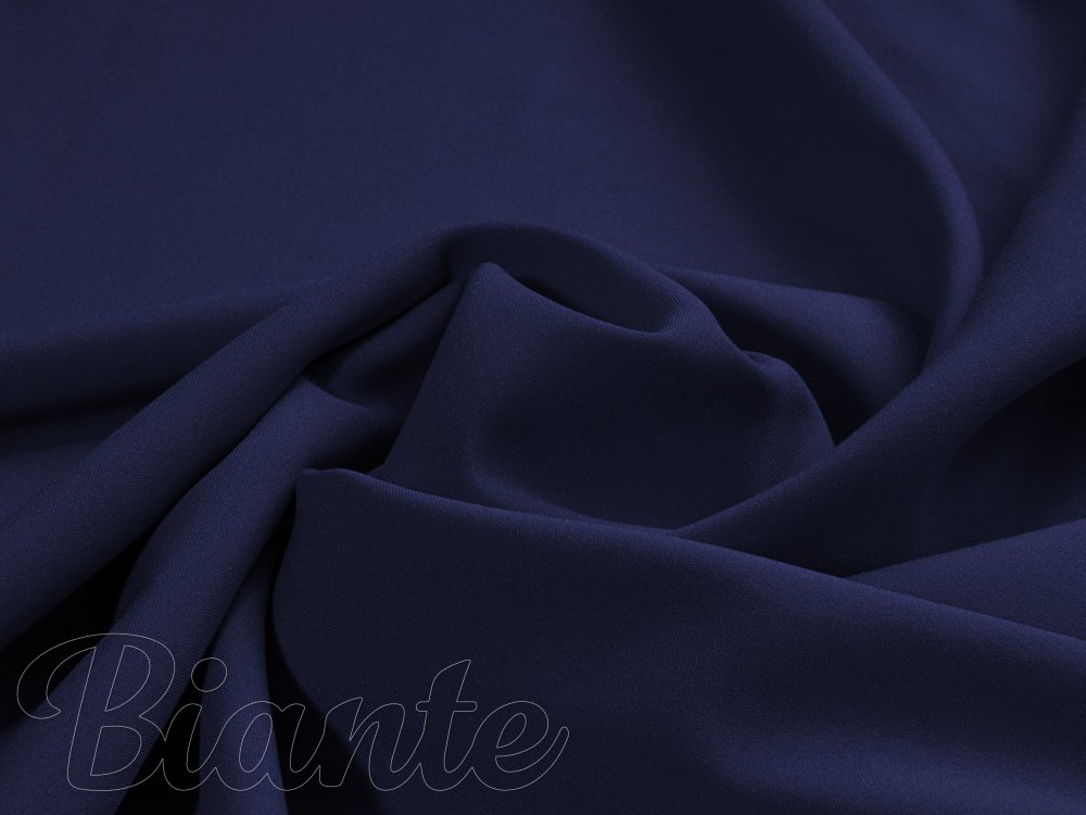 Dekoračná jednofarebná látka Rongo RG-048 Námornícka modrá - šírka 150 cm - Biante.sk