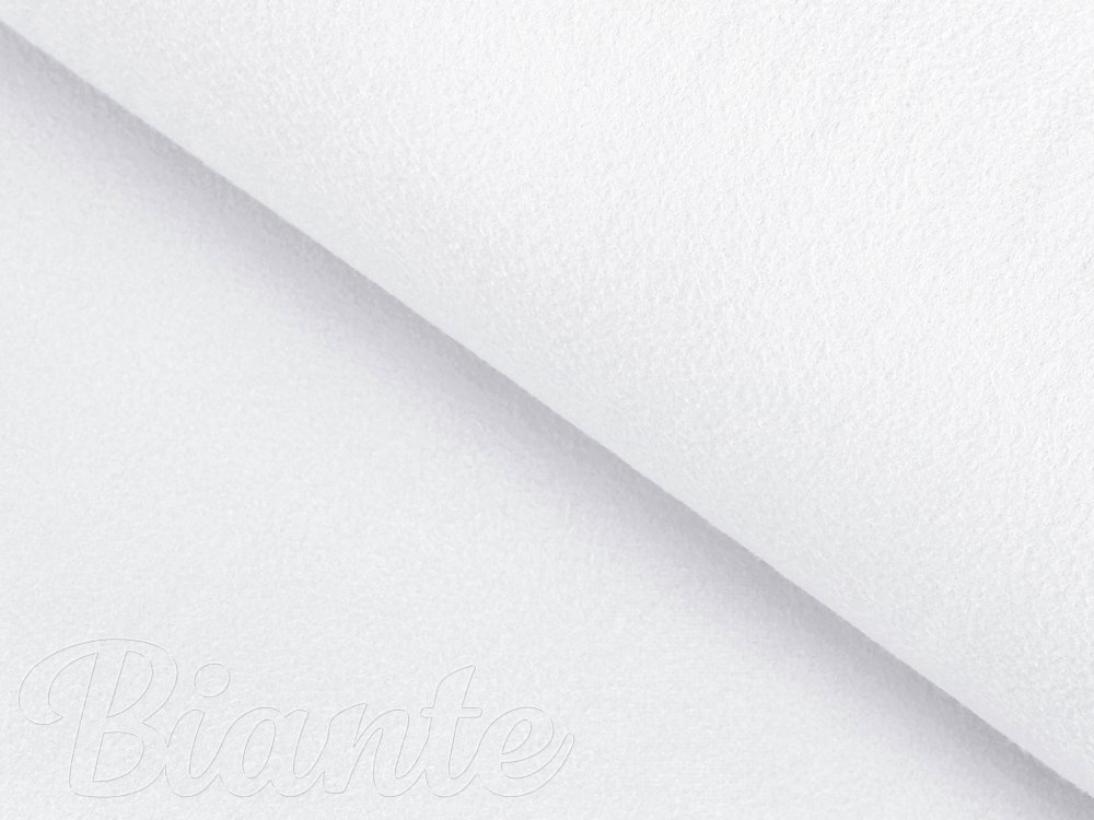 Polar fleece antipilling PF-001 biely – metráž š. 140 cm - detail 2 - Biante.sk