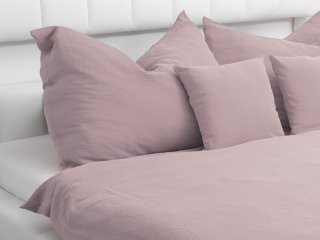 Detské mušelínové posteľné obliečky do postieľky Nature MSN-008 Pastelovo fialkové - detail 1 - Biante.sk