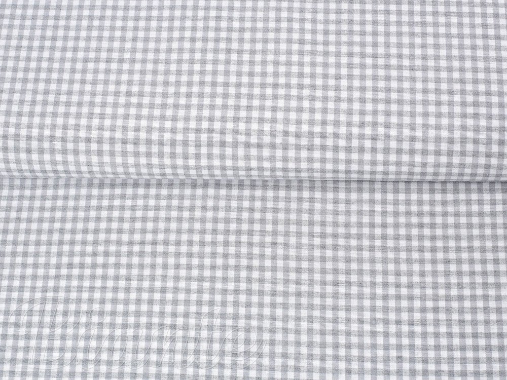 Dekoračná látka Rebeka RE-015 Svetlo sivo-biela kocka malá - šírka 140 cm - detail 2 - Biante.sk