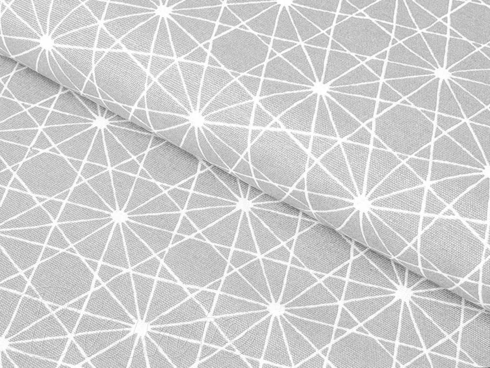 Dekoračná látka Leona LN-017 Geometrický vzor – svetlo sivá - šírka 140 cm - detail 1 - Biante.sk