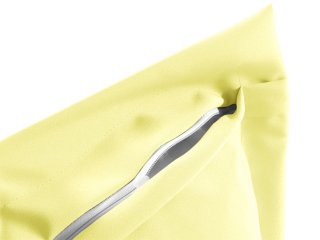 Dekoračná obliečka na vankúš s lemom Rongo RG-080 Svetlo žltá - detail 1 - Biante.sk